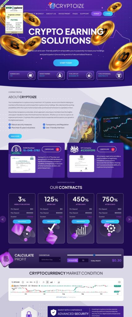 Cryptoize Limited